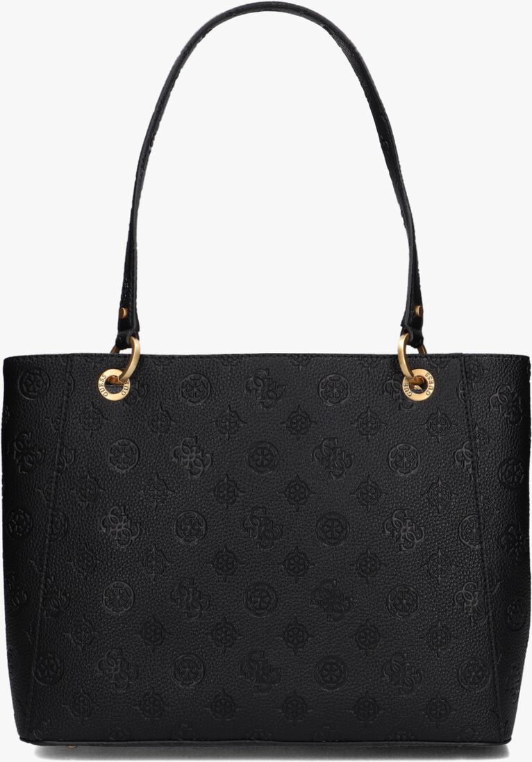 GUESS zwarte guess handtas izzy peony noel tote