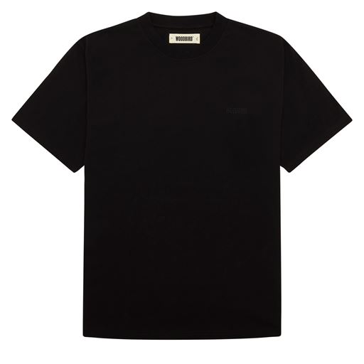 Woodbird Baine Base T-shirt, Sort, L