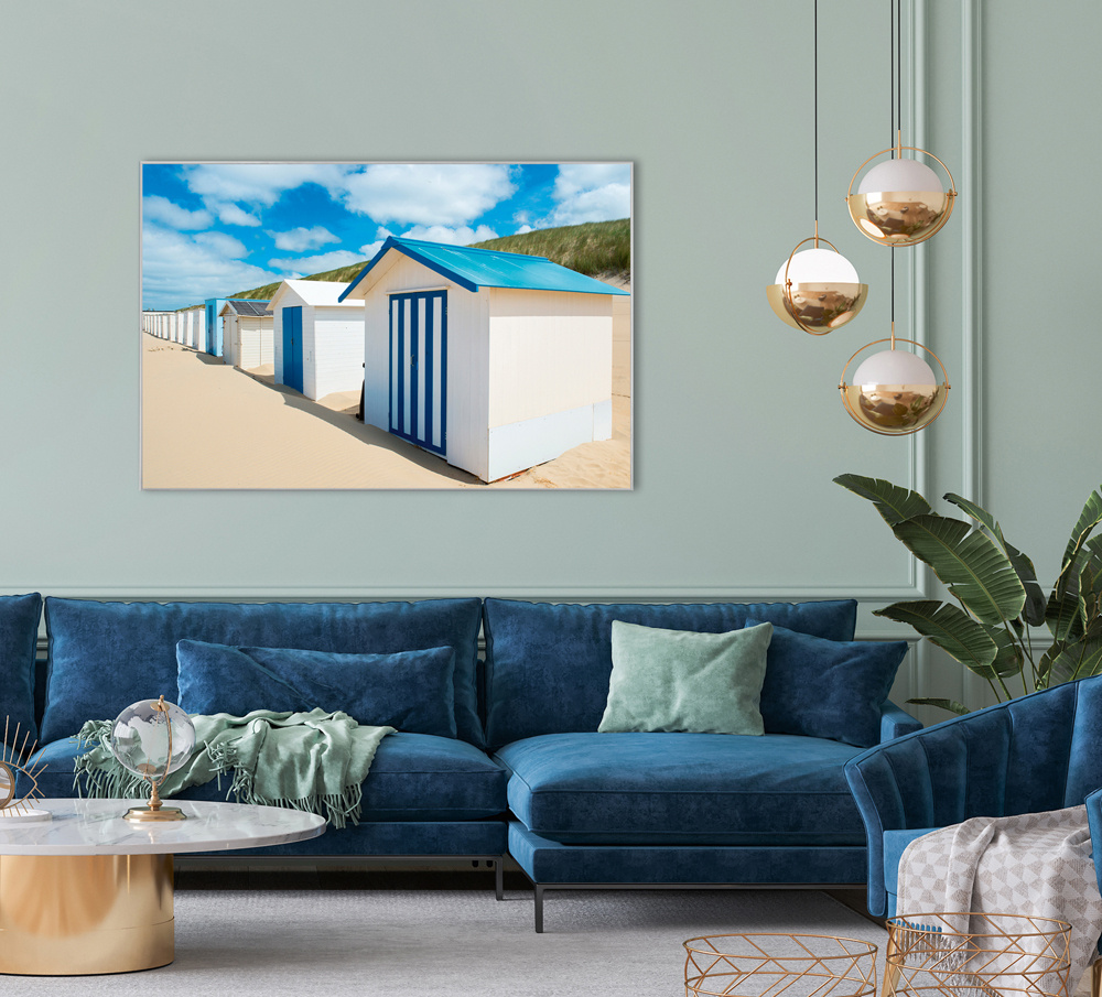 Akustikbild STRANDHÄUSER 80x120cm, 7kg