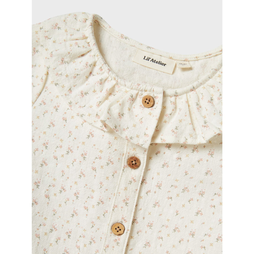 Køb Lil'Atelier Coconut Milk Nmfhailey Ss Loose Skjorte Lil