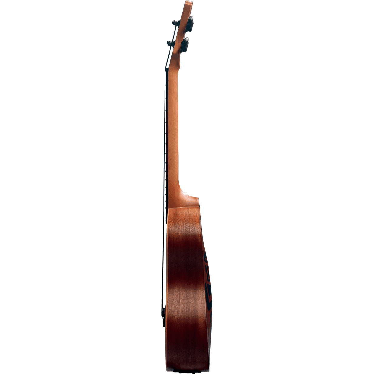 LAG Guitars Tiki Uku 150 TKU150TE elektrisch-akoestische thinline tenor ukelele met gigbag
