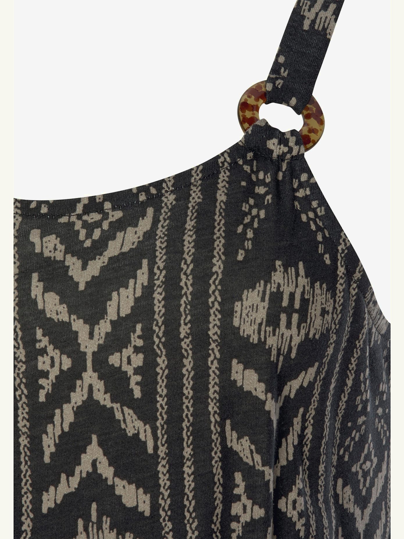 Robe en jersey anneau sur les bretelles