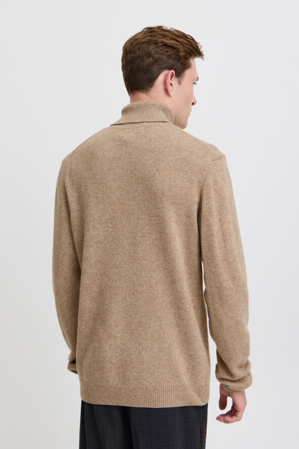 Casual Friday CFKARL roll neck bounty knit Silver mink melange