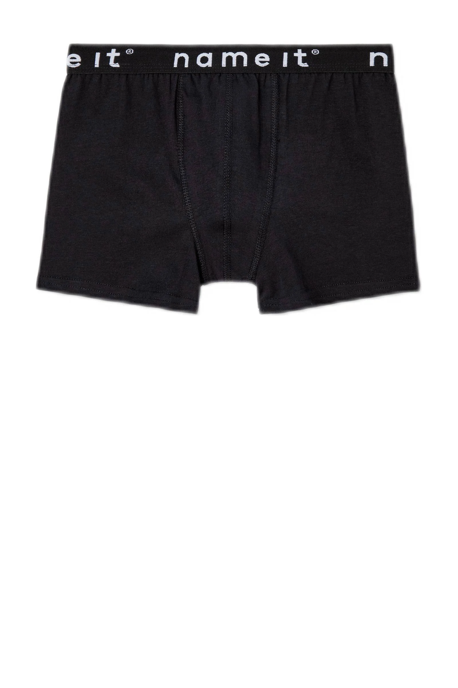 NAME IT boxershort NKMBOXER - set van 3 donkerblauw/grijs melange/zwart