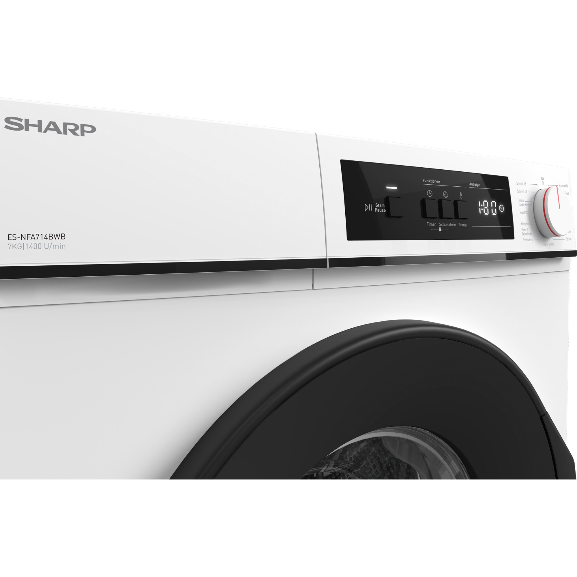 Sharp Waschmaschine ES-NFA714BWB-DE