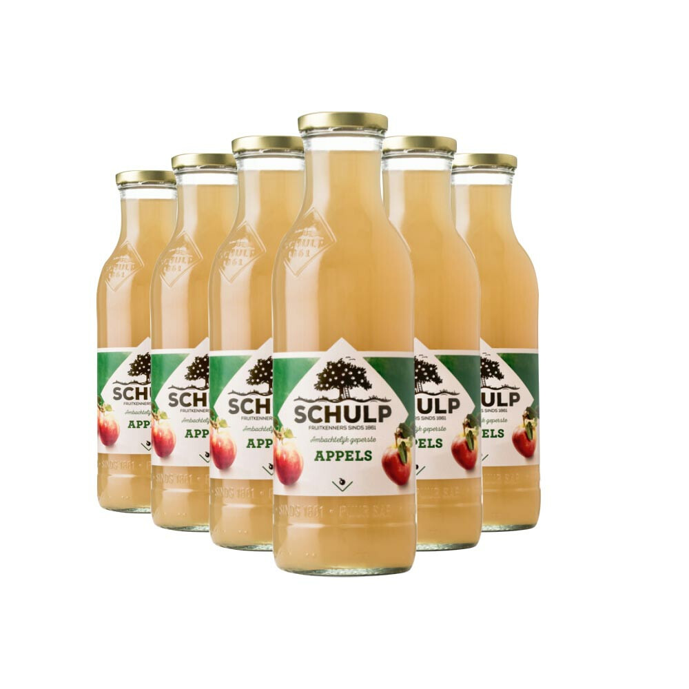 Schulp Appelsap Ambachtelijk6 x 0,75 liter