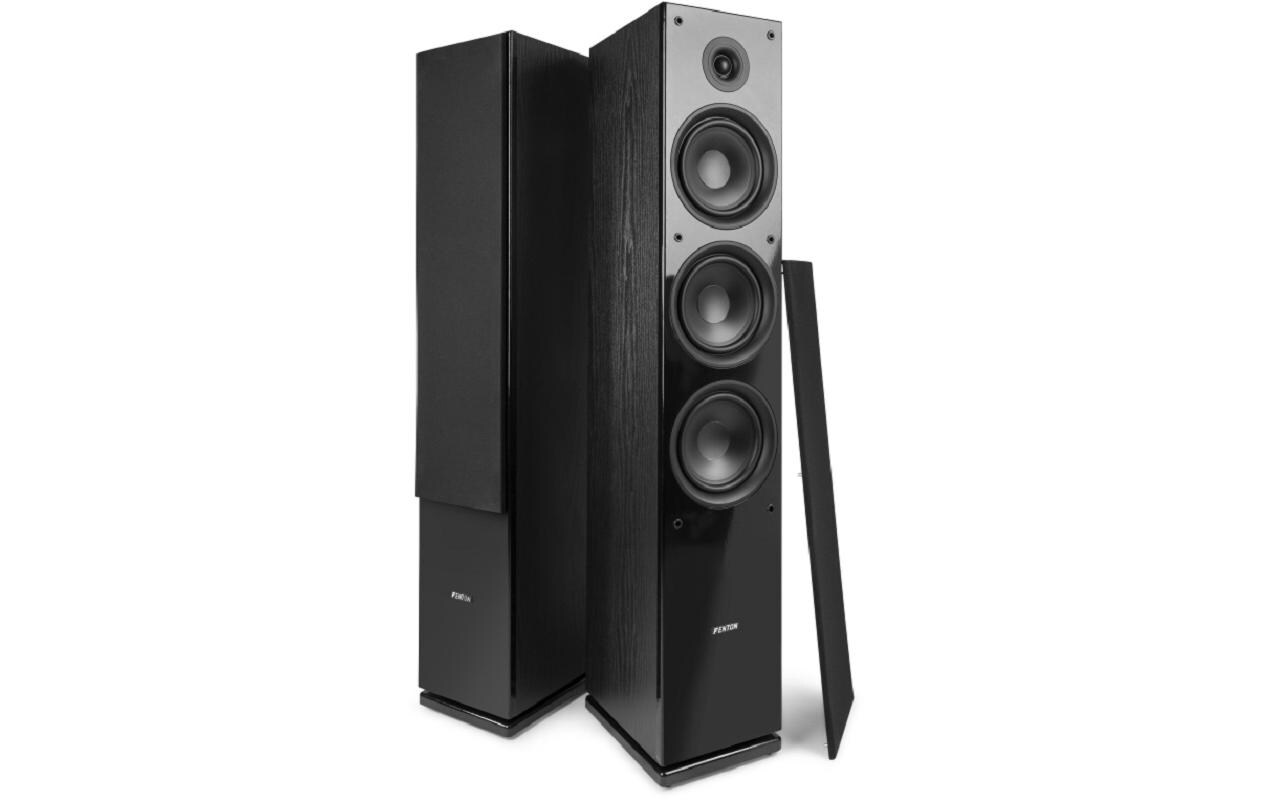 Standlautsprecher Paar SHF80B Schwarz<br>Elegante und moderne Home-Entertainment-Lautsprecher