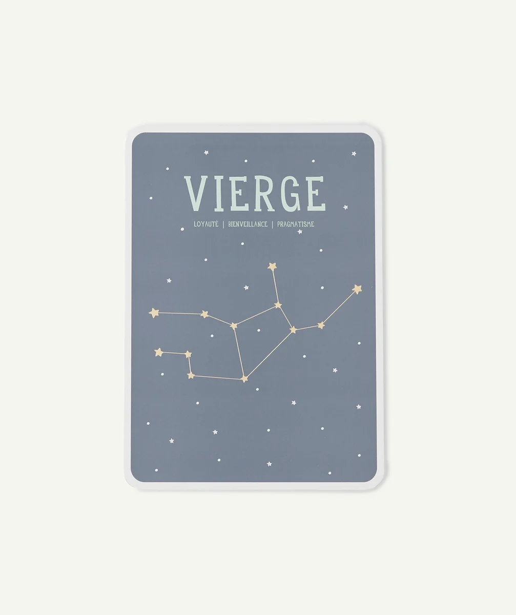 MILESTONECARTE POSTER ZODIAC VIERGE BÉBÉ
