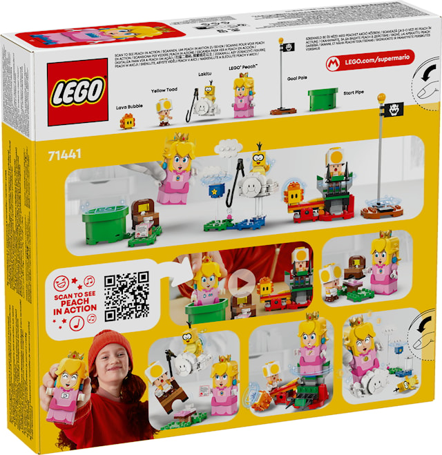 På eventyr med interaktive Peach™ LEGO® Super Mario (71441)