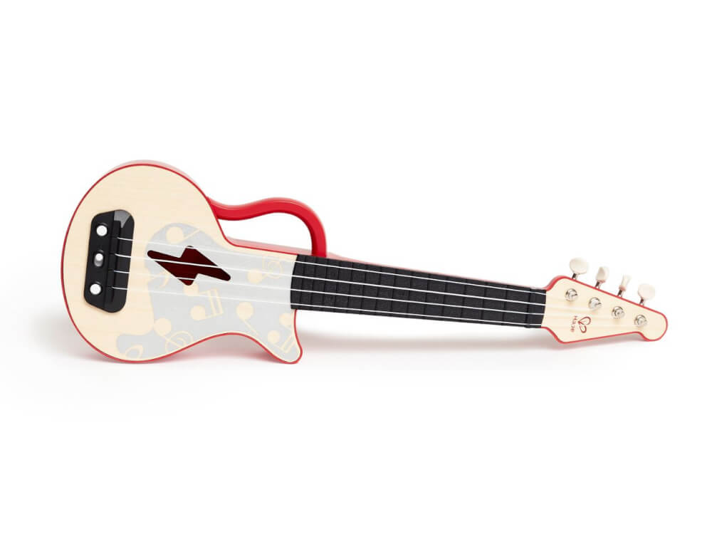Elektrische Lern-Ukulele, Rot