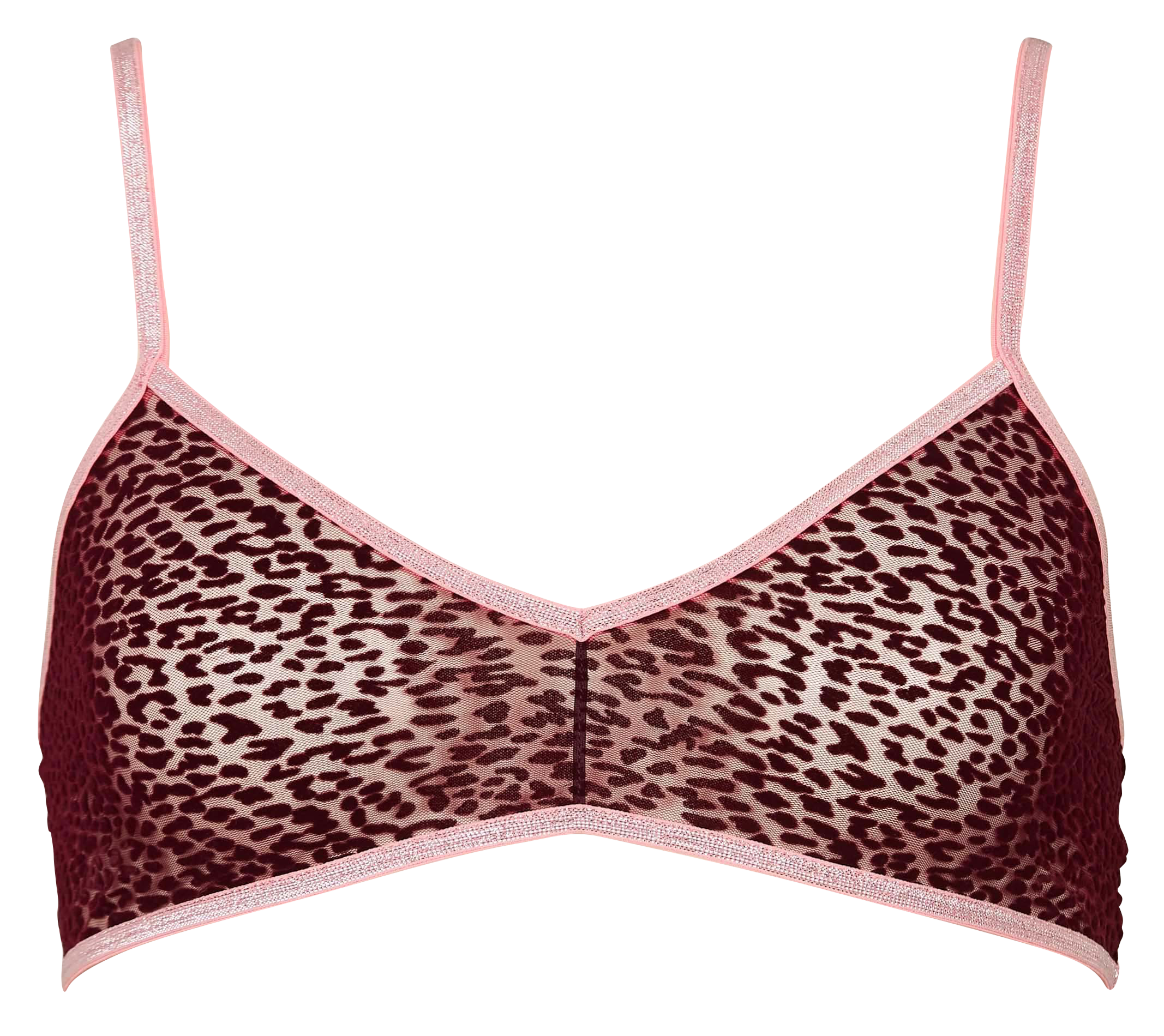 GEORGIA - Brassière en tulle | Rouge
