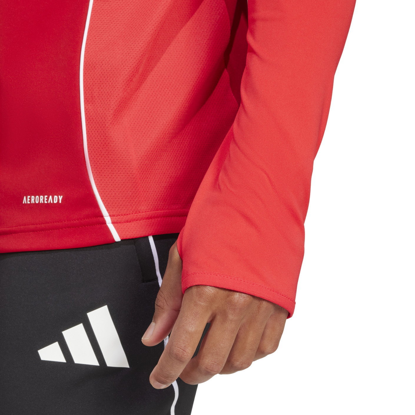 Adidas Tiro 25 Competition Trainingstrui 1/4-Zip Rood Wit