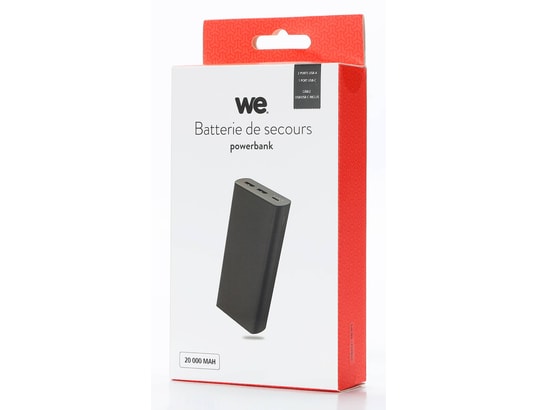 WE - Batterie WEBATT20000N15W Batterie externe 20000mAh