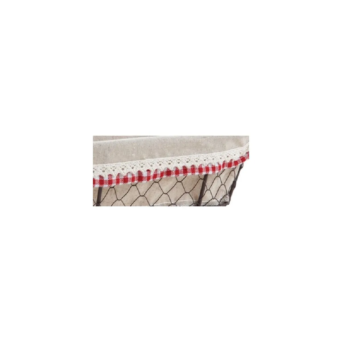 Aubry Gaspard Corbeille Vichy Chic (x2)