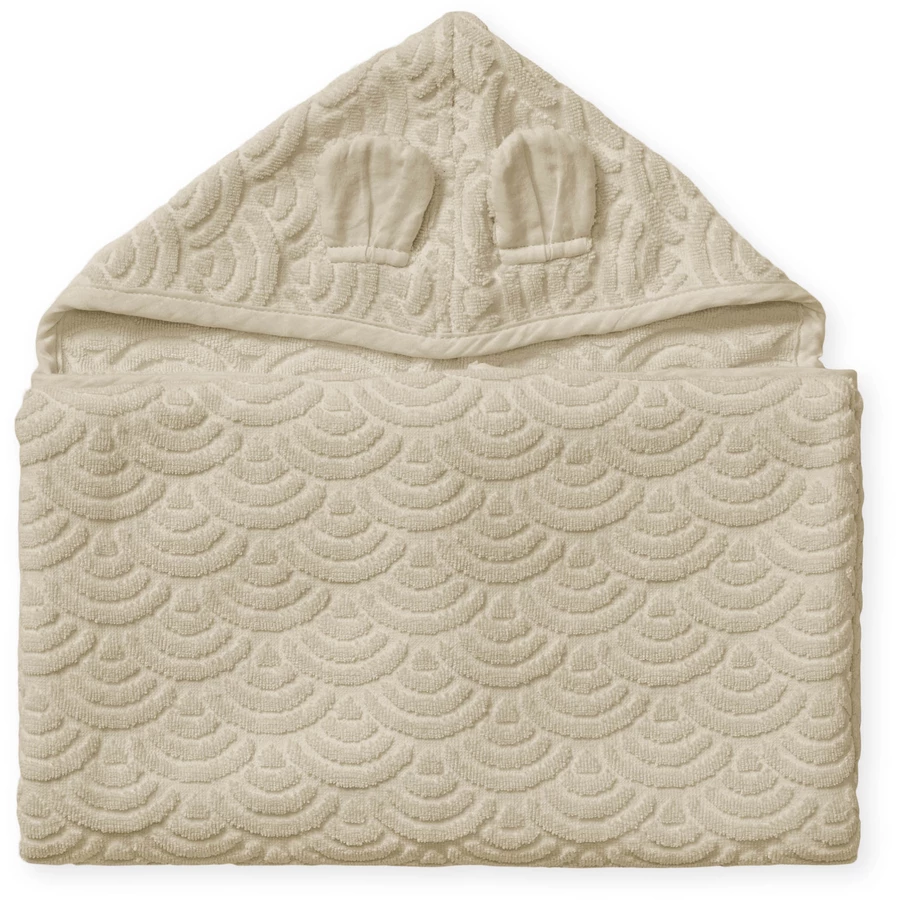 Cam Cam® COPENHAGEN Kapuzenhandtuch mit Öhrchen Junior beige