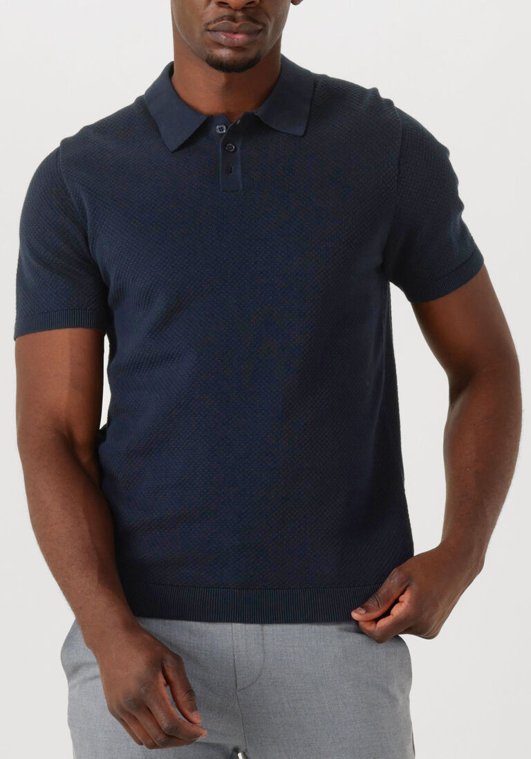 donkerblauwe drykorn polo triton 420187