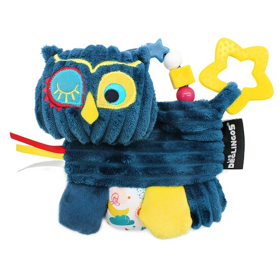 Hochet d'activités Astros le hibou   de               Les Déglingos