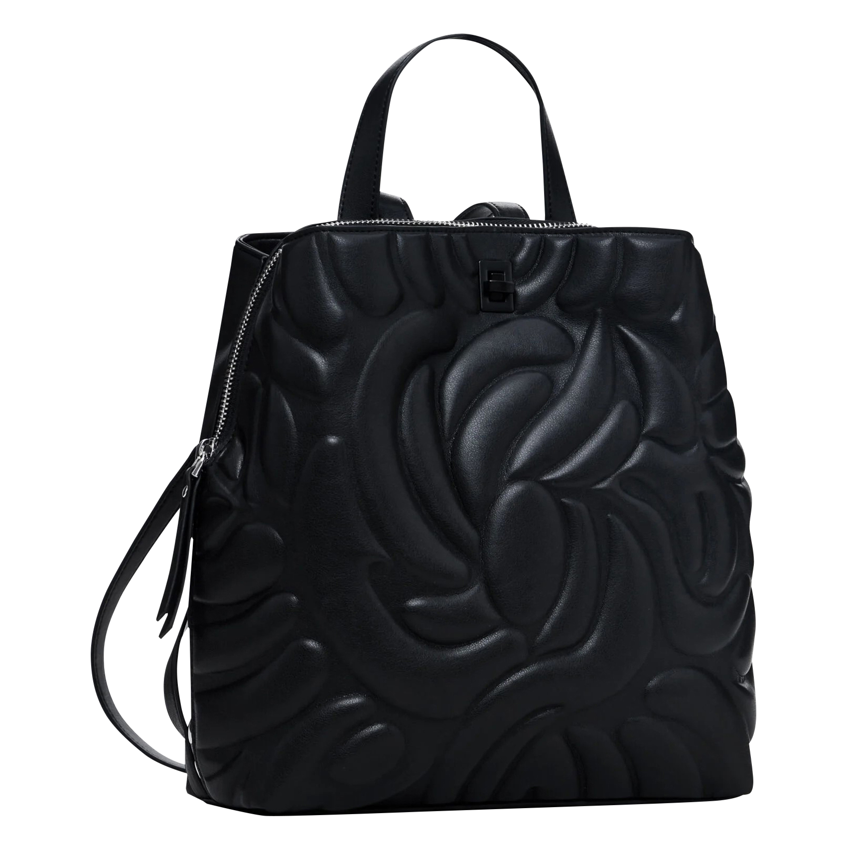 Sac à dos à relief | Noir