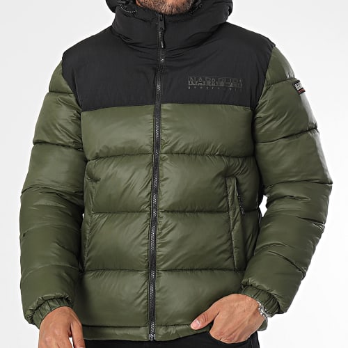 Doudoune Capuche Hornelen A4GLL Vert Kaki