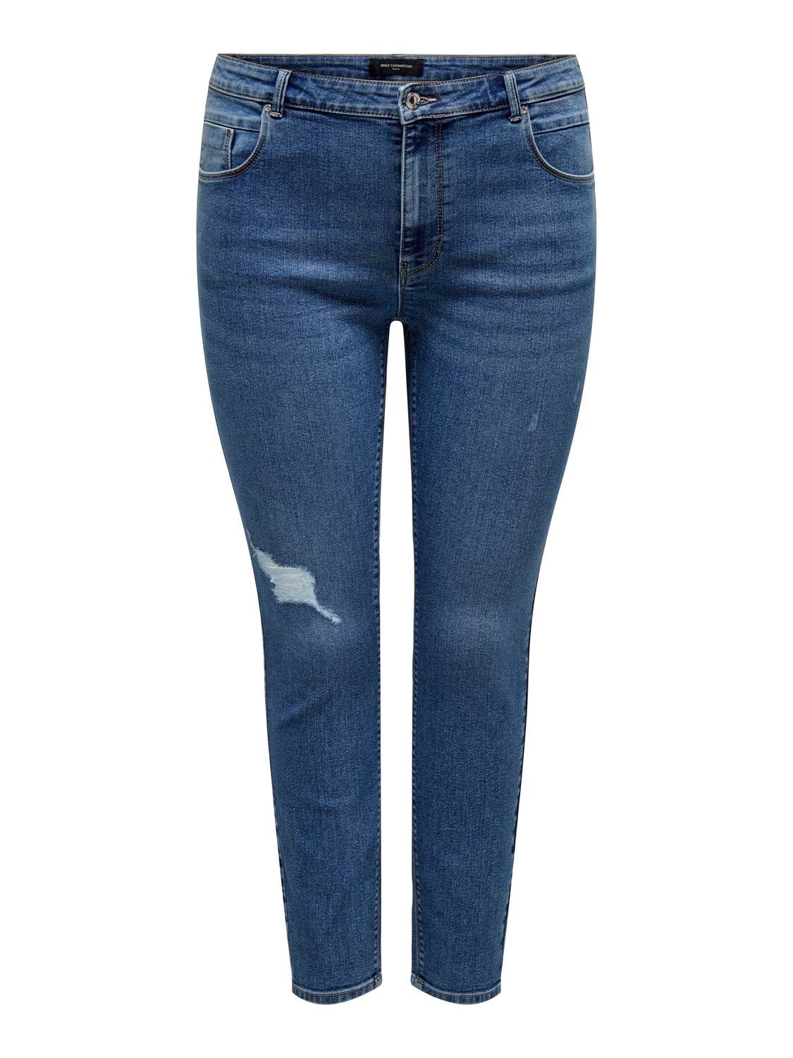 CARDAISY Mittlere Taille Skinny Fit Jeans Medium Blue Denim