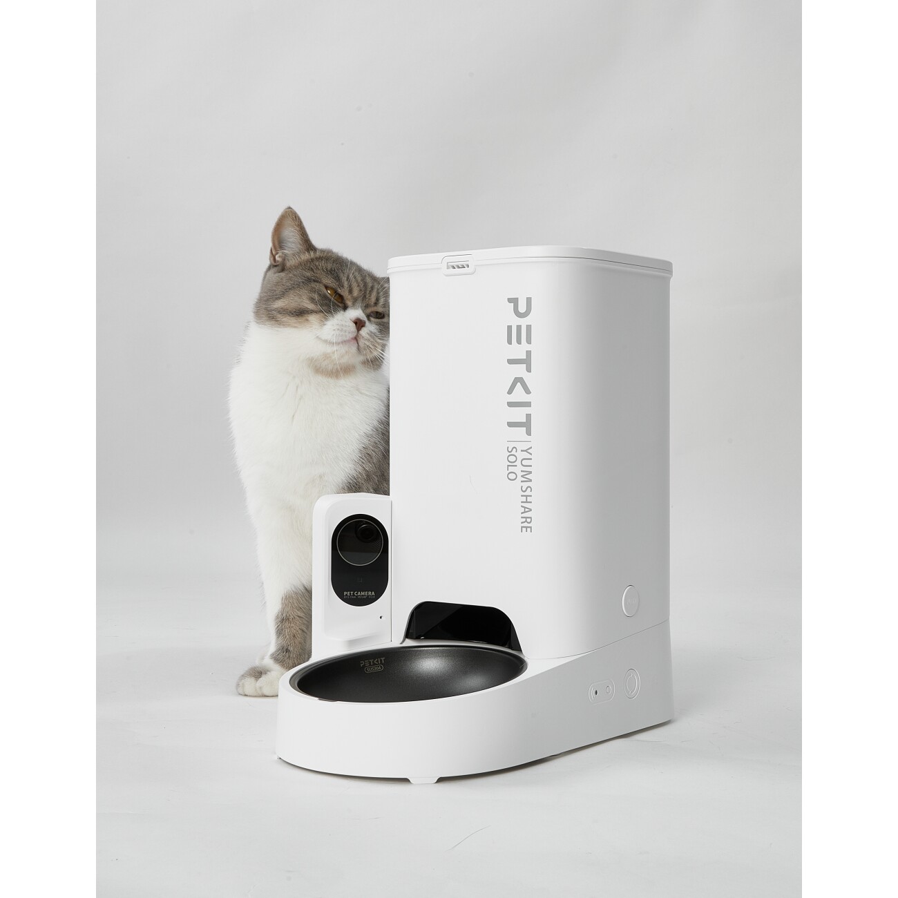 PetKit Automatischer Katzenfutterspender, 3 l, 1–10 Mahlzeiten/Tag für 1–15 Tage, Edelstahlschüssel 304, Fresh Lock-Technologie