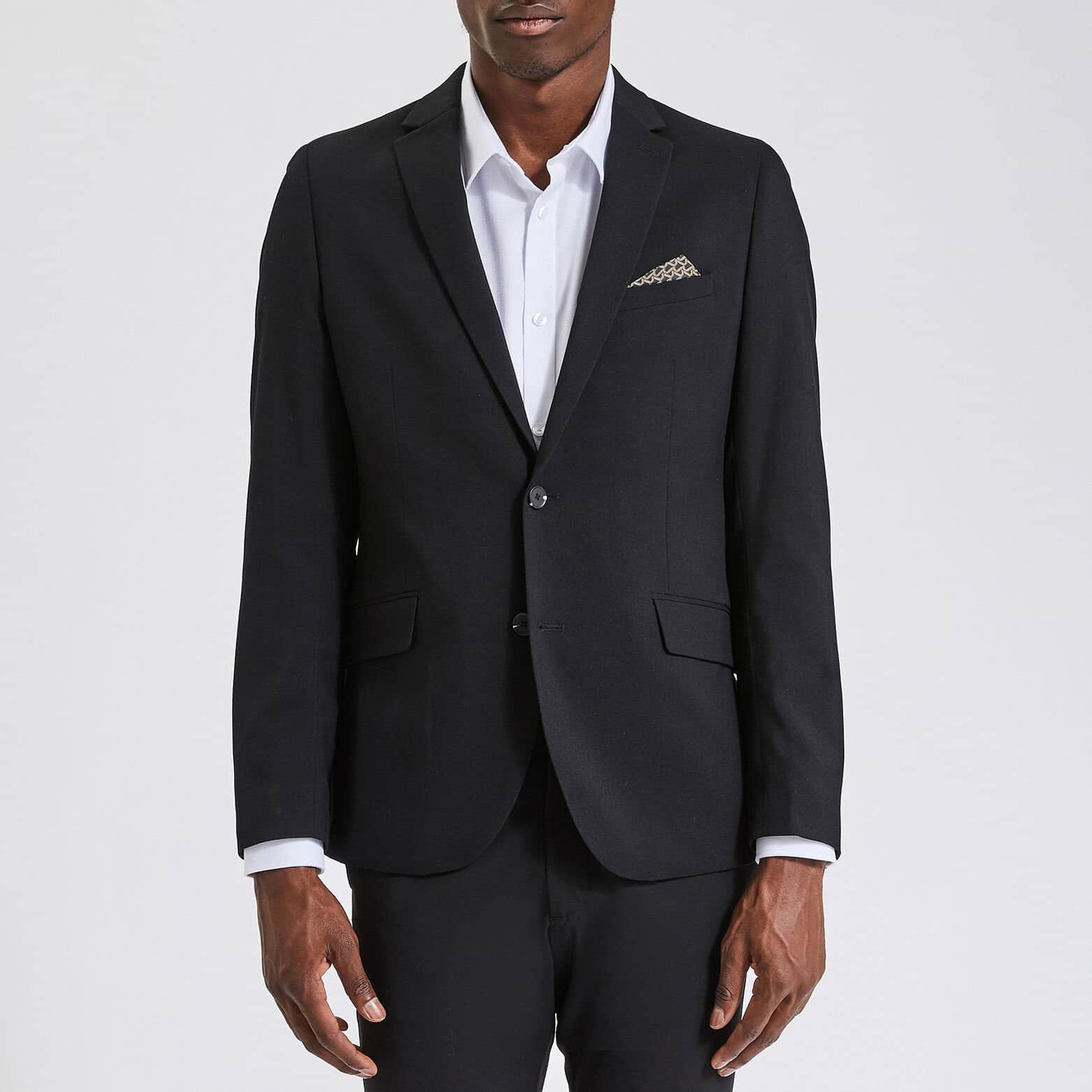 Veste de costume coupe slim Noir