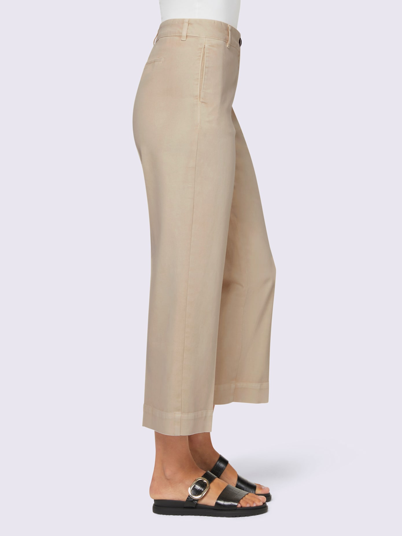 Pantalon forme courte tendance