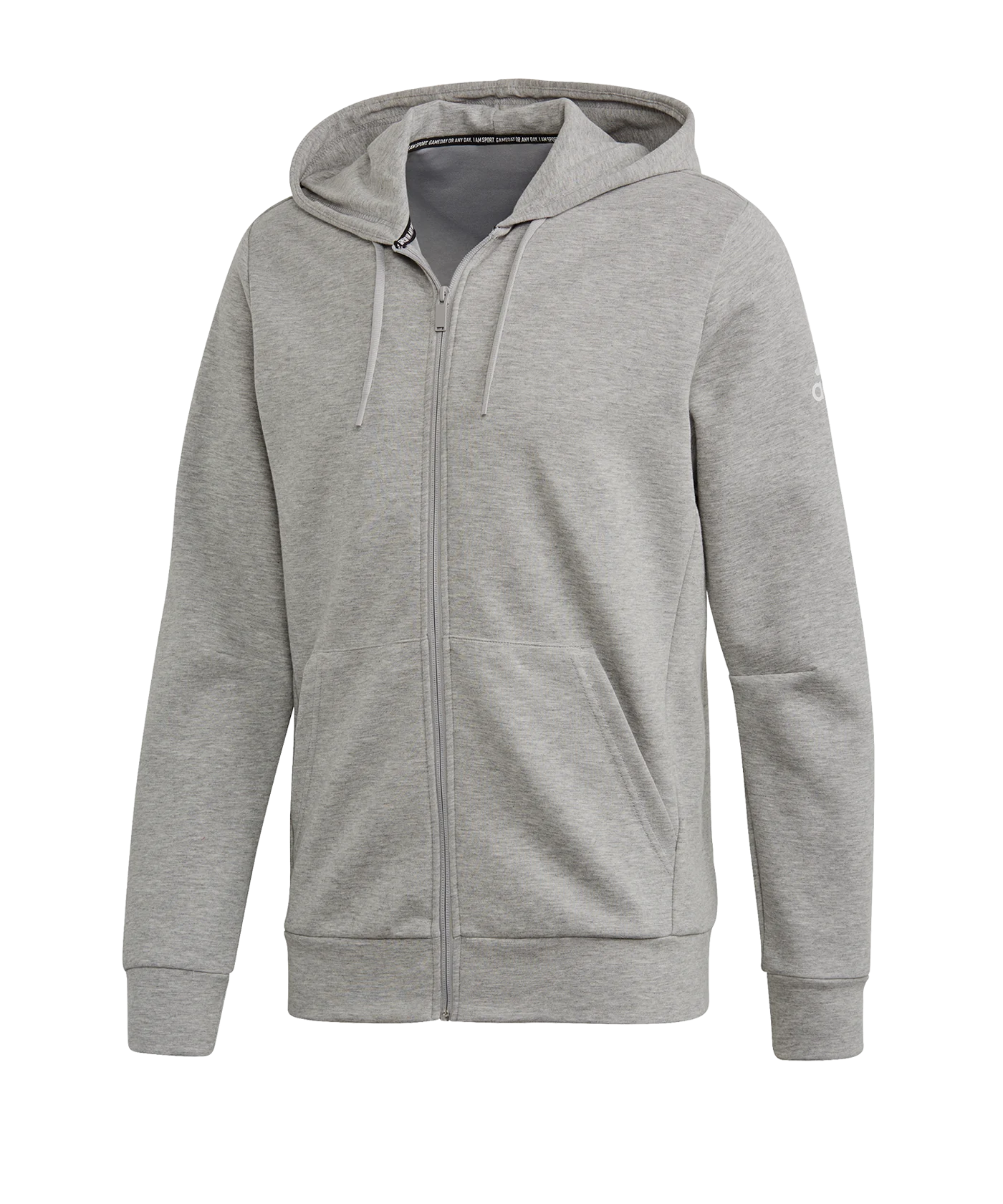 adidas MH Plain Kapuzenjacke Grau