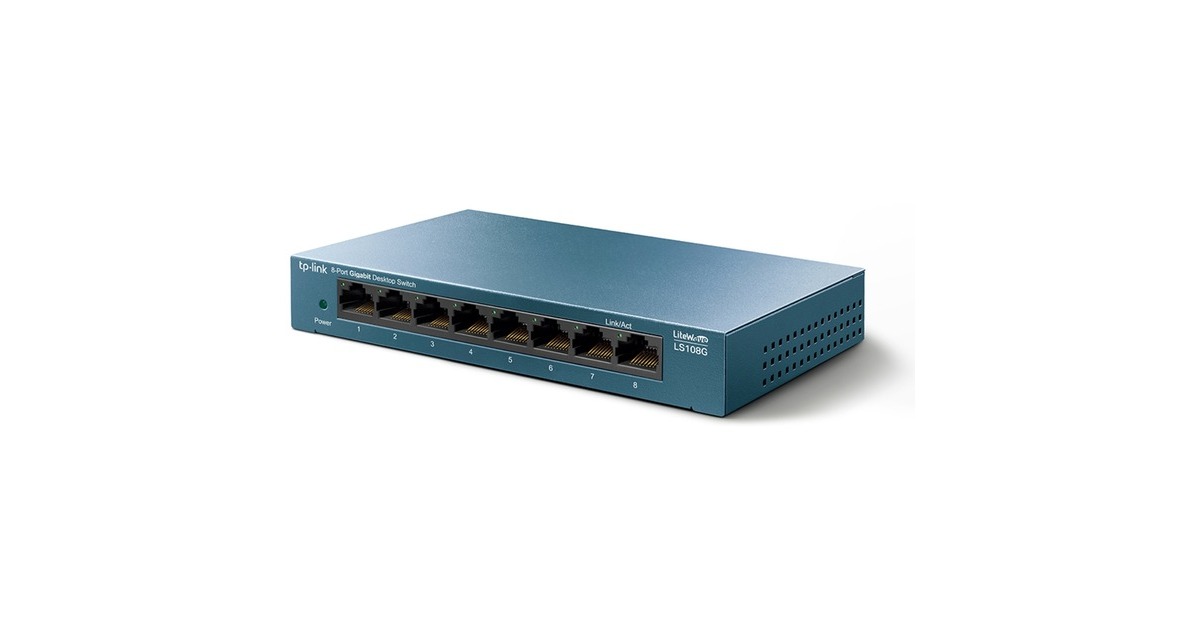 TP-LinkLiteWave LS108G switch  (Blauw)