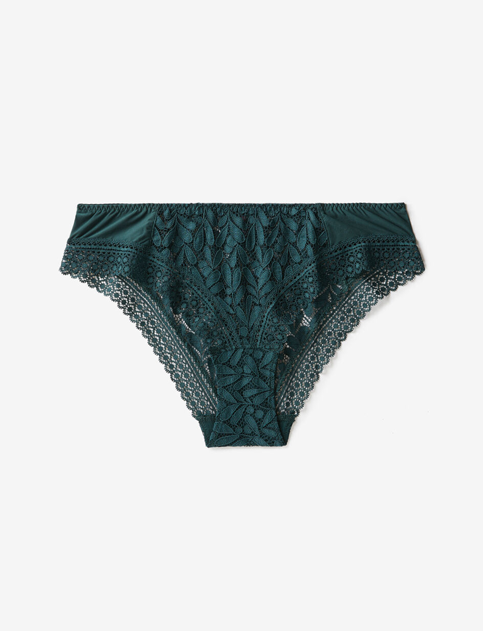 Culotte taille basse - vert nuit