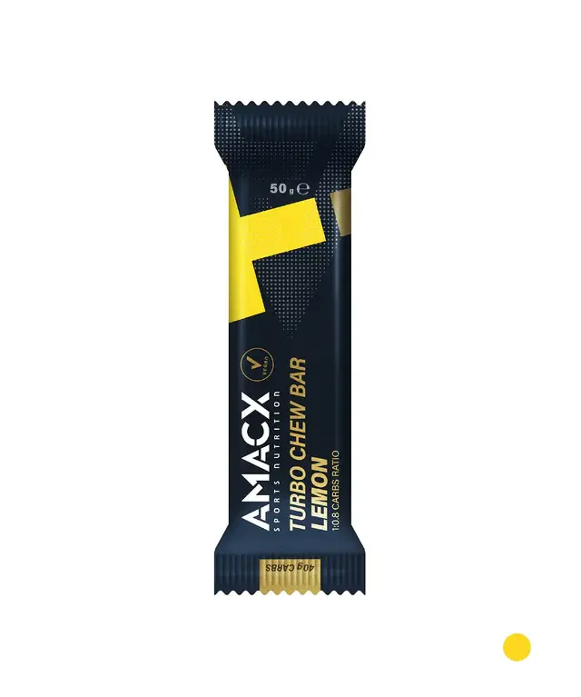 Amacx Turbo Chew Sportrepen Lemon 12 Stuks