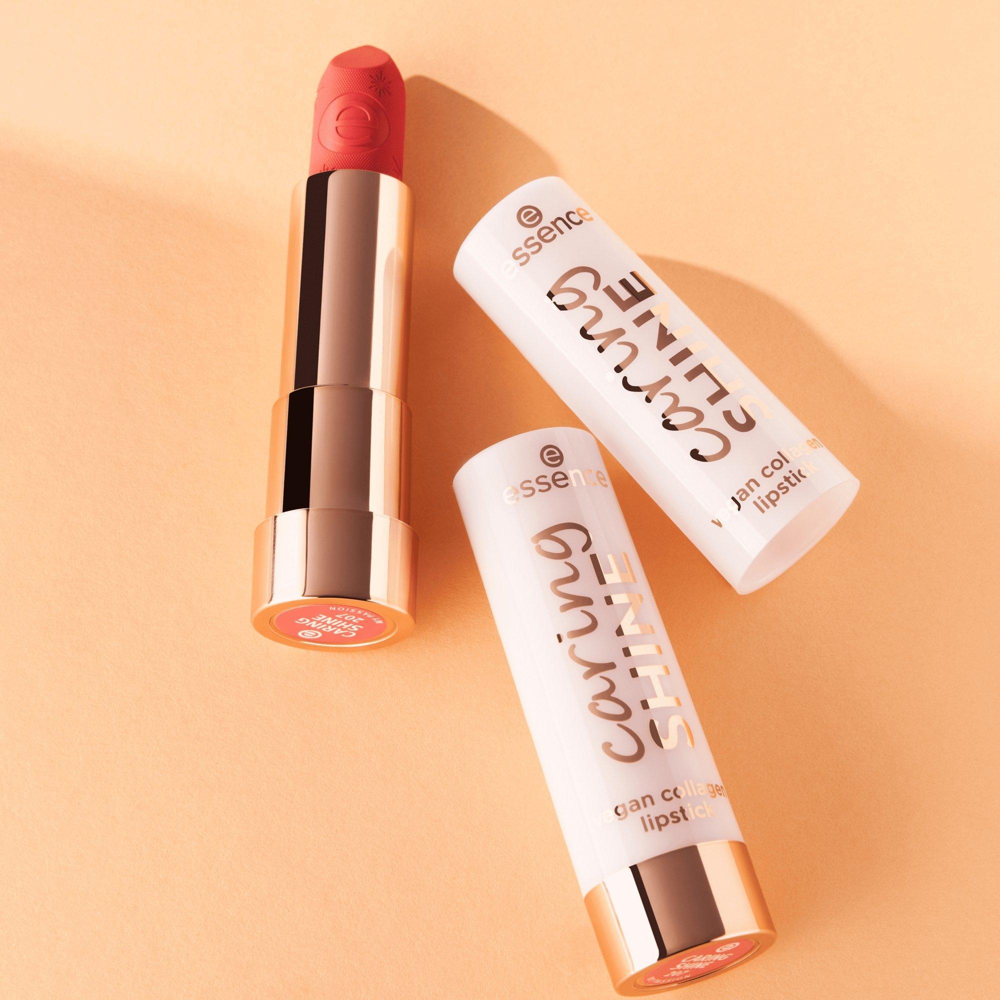 caring SHINE vegan collagen lipstick