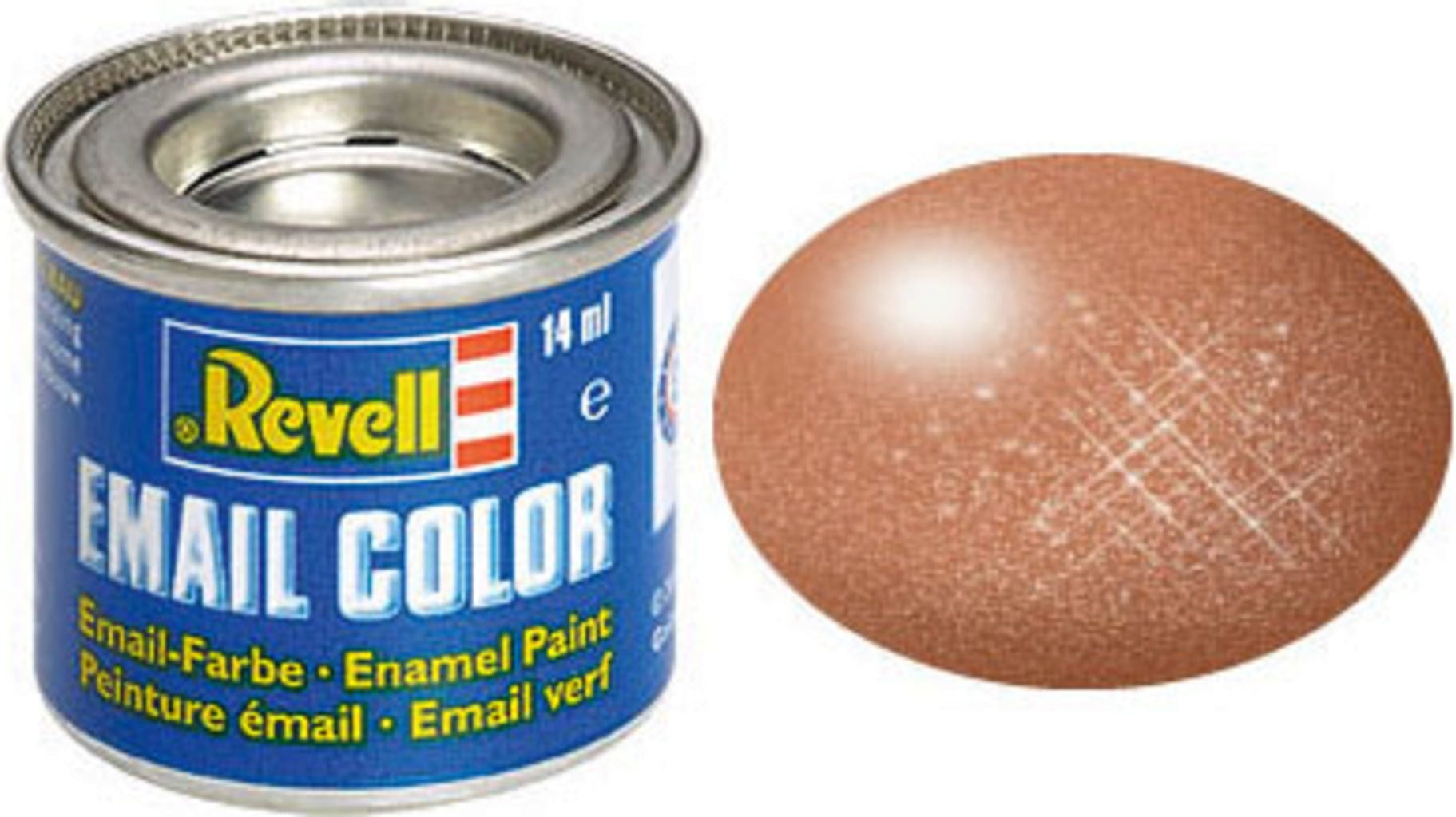 Revell  Email Color kupfer, metallic, 14 ml    Die beliebten Farben von Revell in 89 verschiedenen Farbtönen