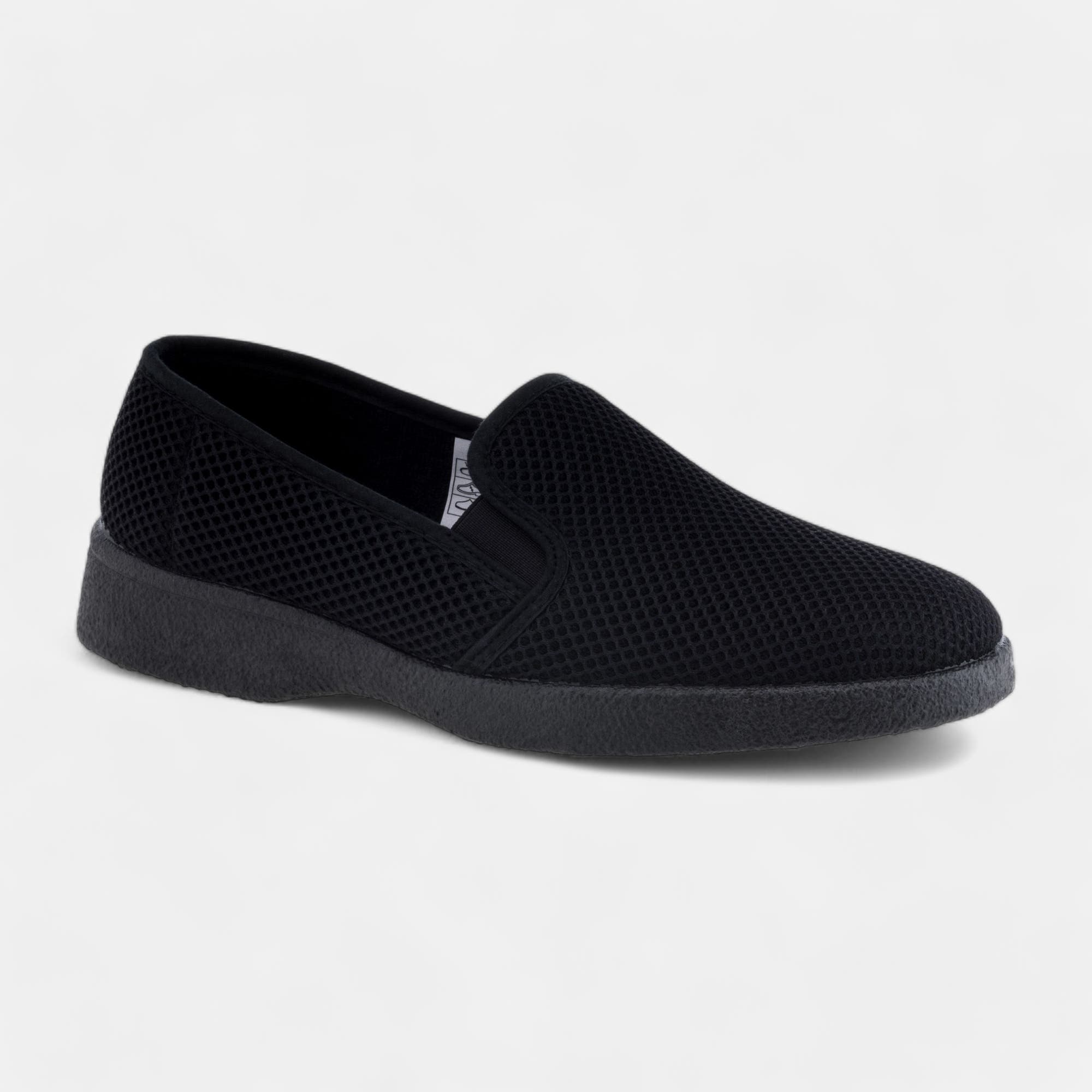 Pantoufles pieds sensibles Homme noir