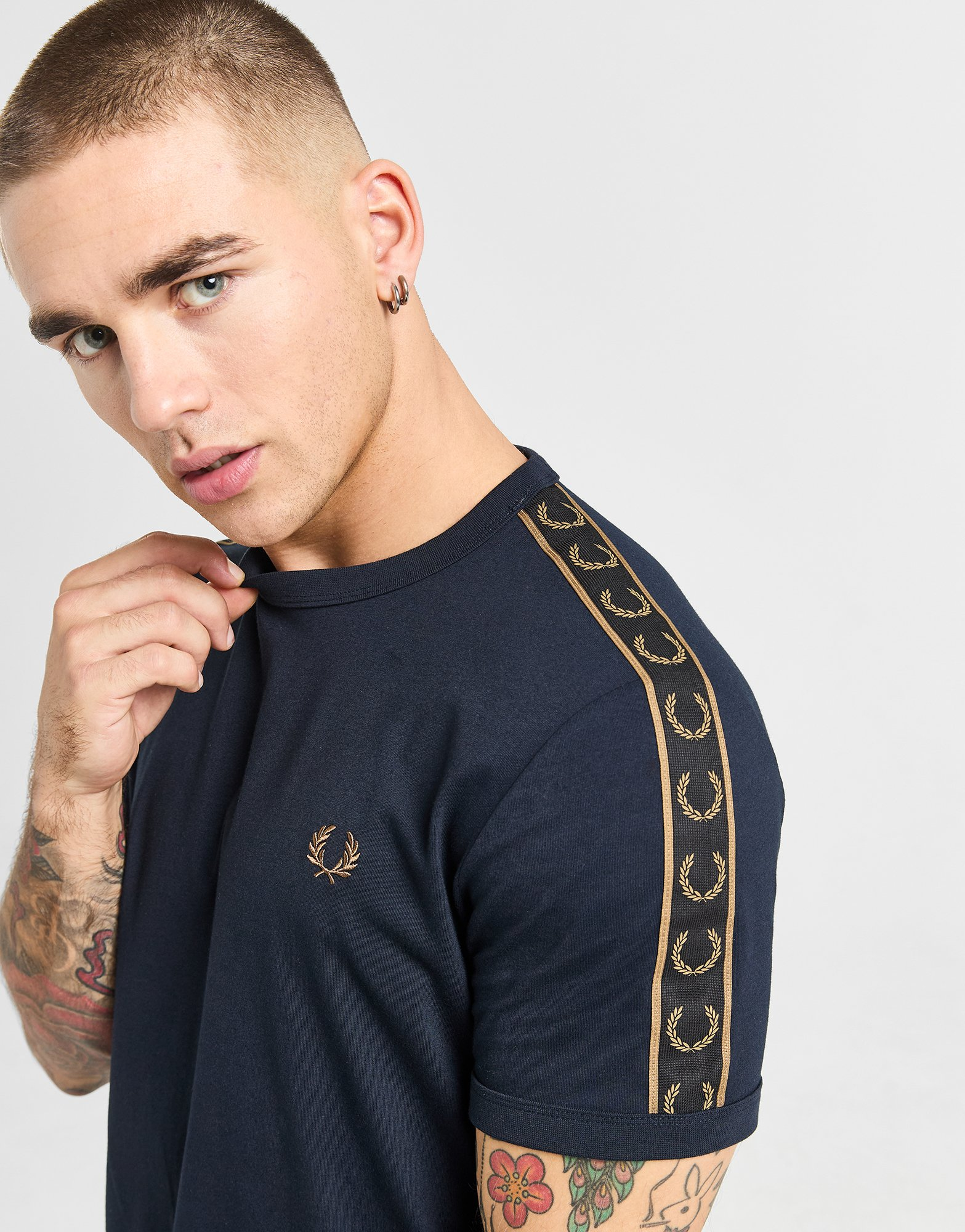 Fred Perry Short Tape Ringer Homme