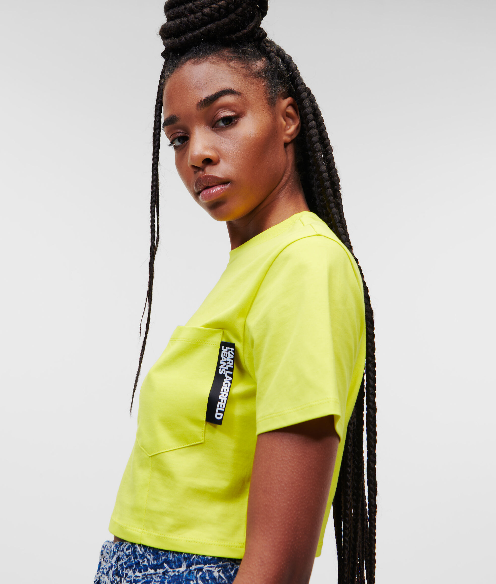 T-SHIRT MANCHES COURTES KLJ CROPPED
