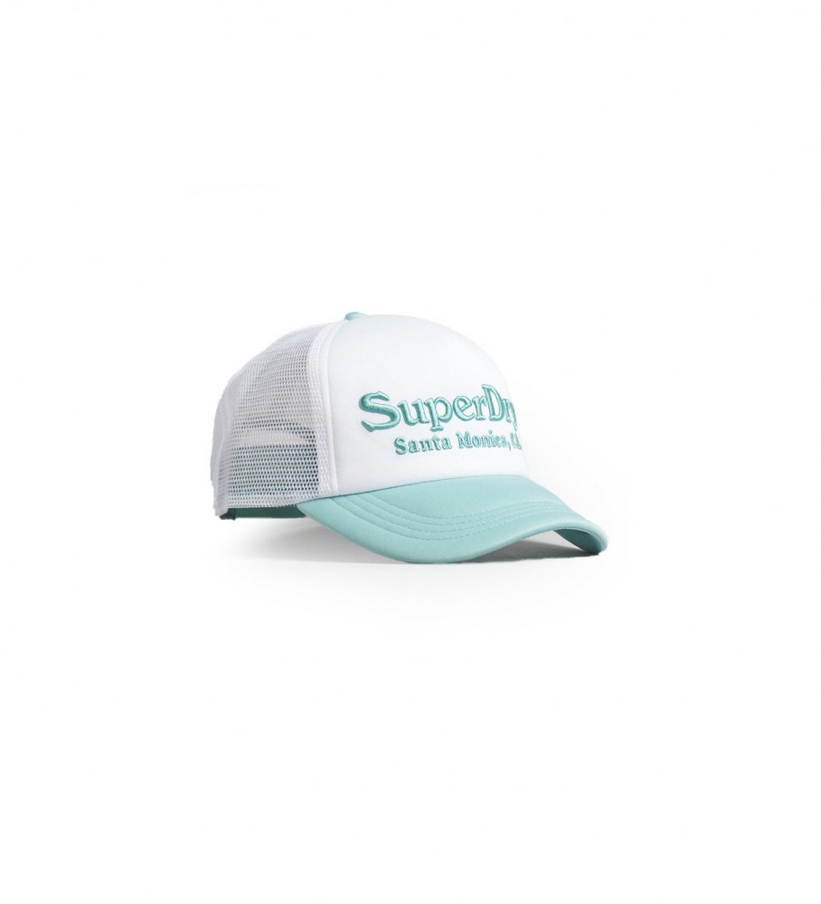 Boné Trucker Superdry Vintage Logo Azul