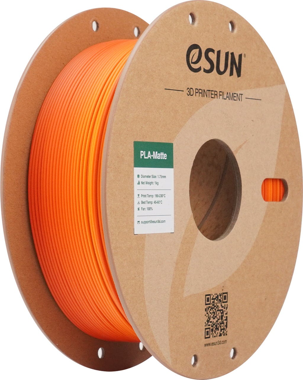 eSUN  PLA-Matte Rainbow Sunrise, 1,75 mm / 1000 g    Mehrfarbiges Filament für Modelle mit matter Oberfläche in Rainbow Sunrise
