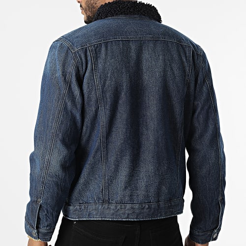 Veste Jean Arc 3D Sherpa D21150-C779 Bleu Denim
