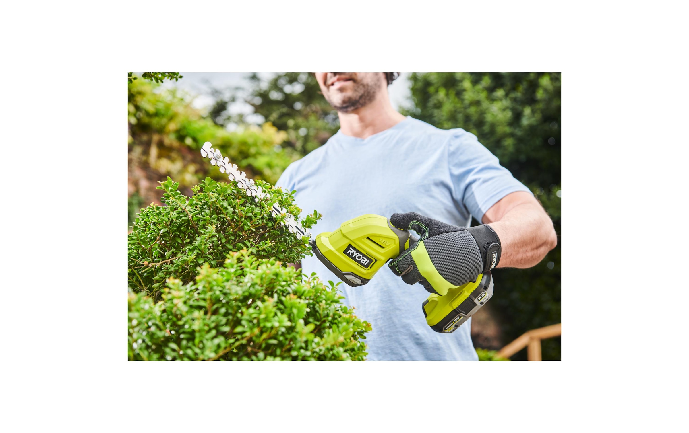 Akku-Gras- und Strauchscherenset »RYOBI RY18GSA-0« ()