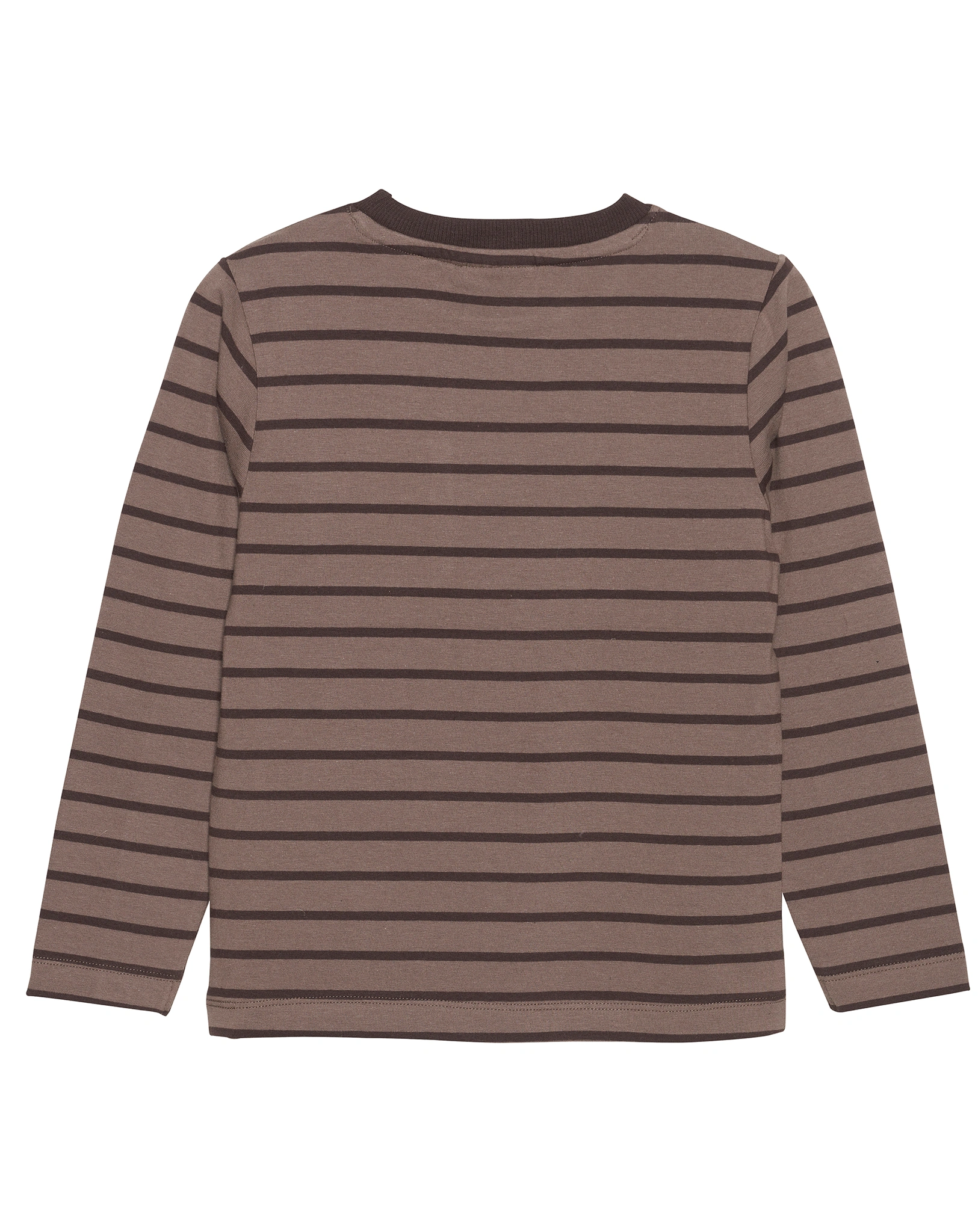 Langarmshirt STRIPES in chocolate chip