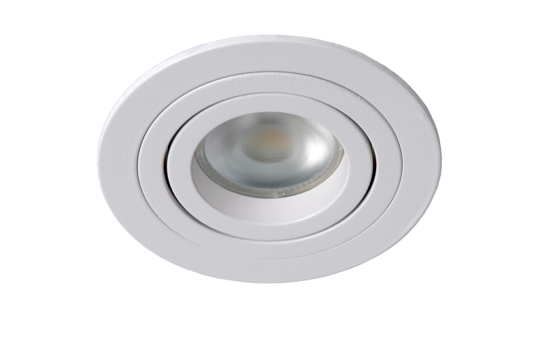 Lucide Tube 1 spot inbouw Ø9 wit