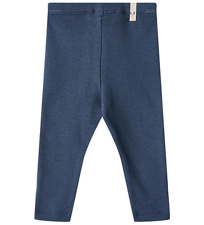 Wheat Leggings - Rib - Maddy - Blåe Waves