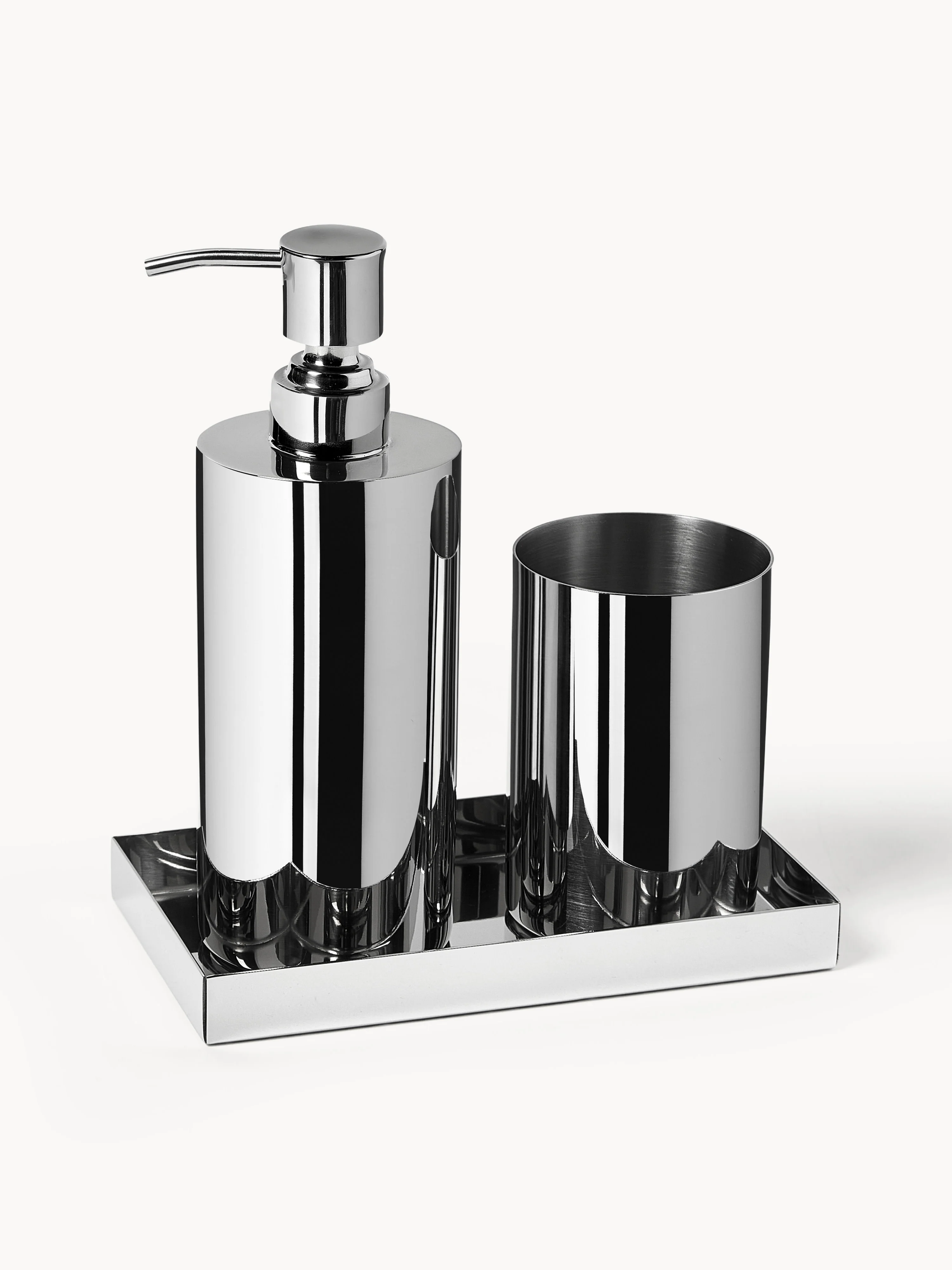 Metalen badkameraccessoires Halston, 3-delig