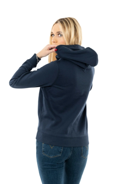 Sweat tommy jeans regular fleece c87 twilight navy