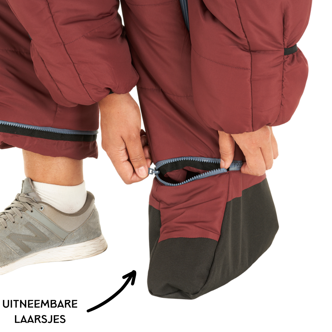 Selk'bag Original Rood Gerecycleerde Slaapzak - M