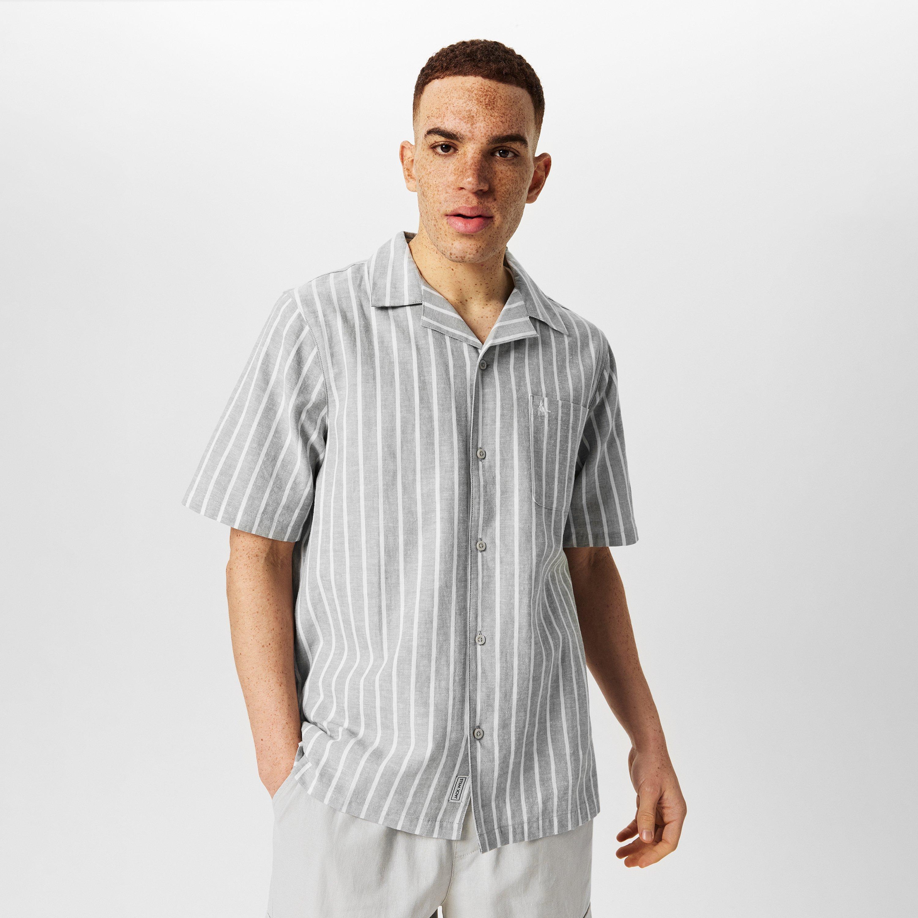 Jack Wills JW Linen Stripe Shirt