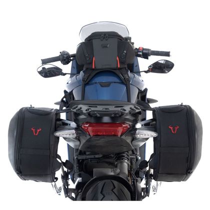 Sacoches cavalières SW-MOTECH PRO BLAZE (2 x 20 litres) AVEC SUPPORT - Noir