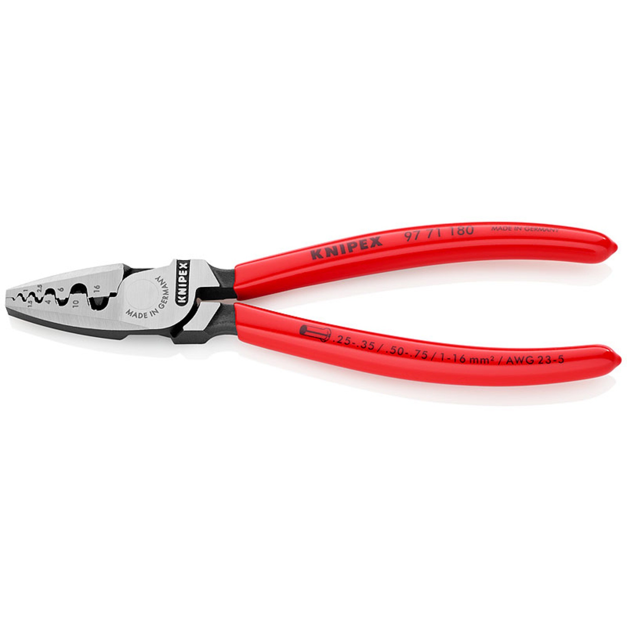 Knipex Crimpzange Crimpzange 97 71 180