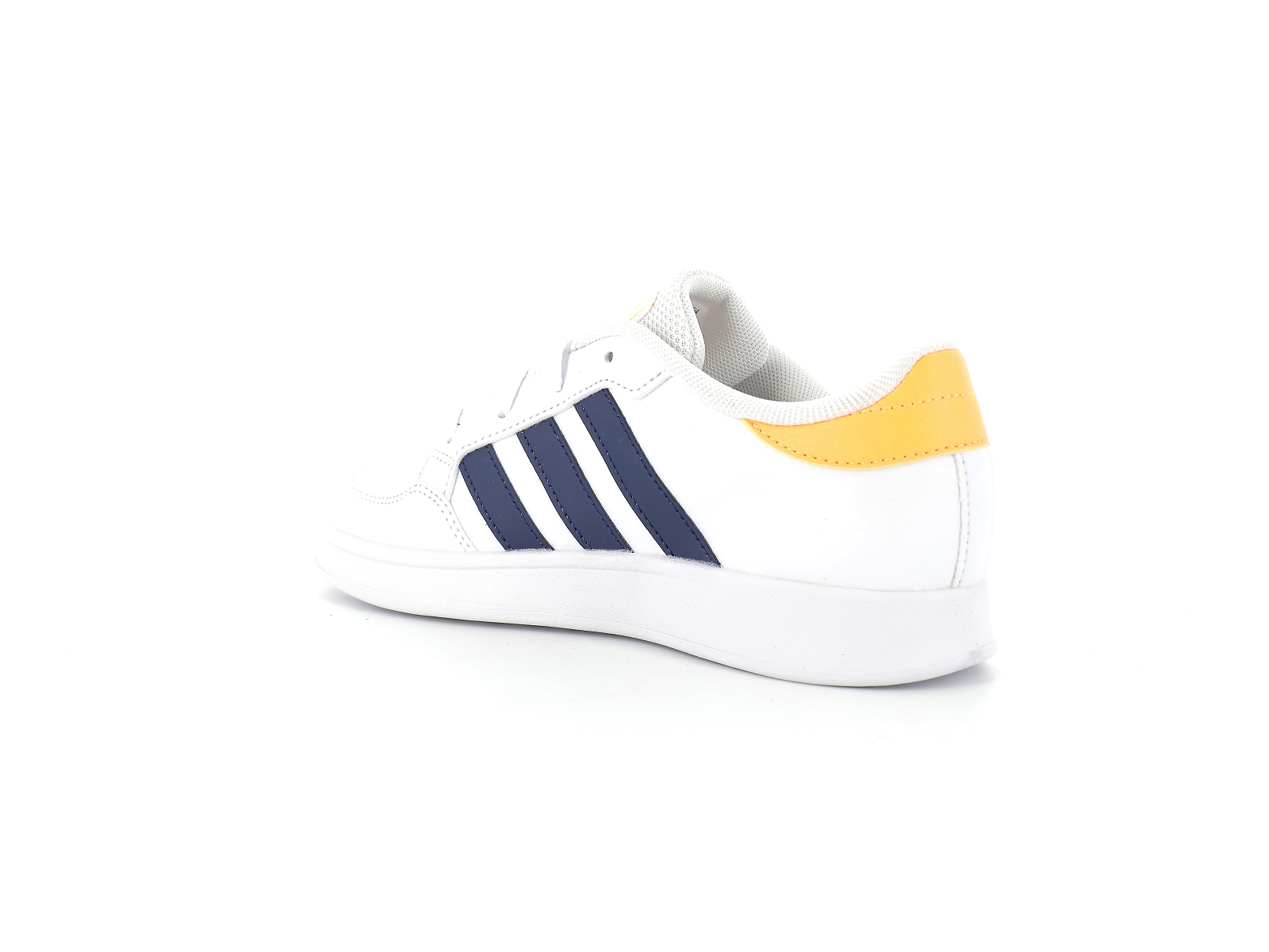 Adidas-GW2889 Synthétique Blanc-Jaune